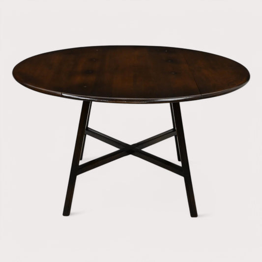 Ercol Drop Leaf Dining Table Traditional Dark Finish Model 377 FREE UK Delivery