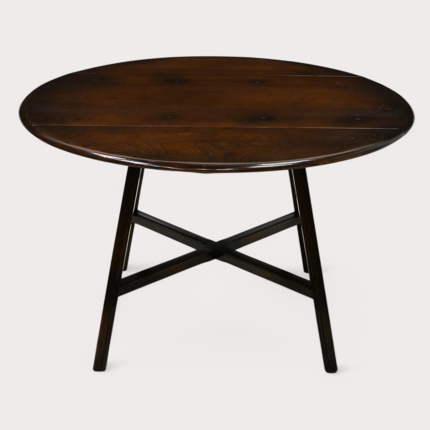 Ercol Drop Leaf Dining Table Traditional Dark Finish Model 377 FREE UK Delivery